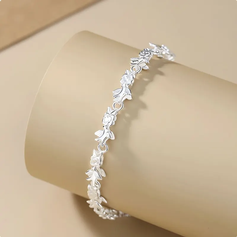 HAOYINFANG S999 Fine Silver Bracelets Women's-2