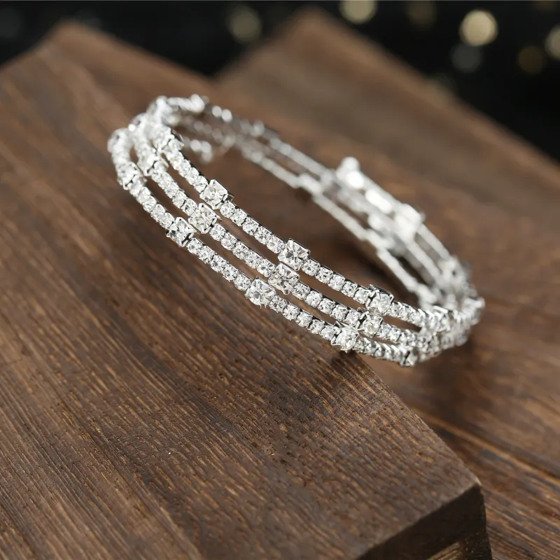 HAOYINFANG Copper Alloy Bangles Women's-2