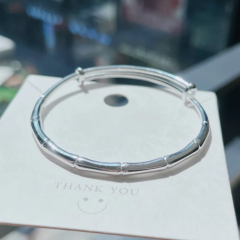 HAOYINFANG 999 Fine Silver Sterling Silver Bracelets Women's-1
