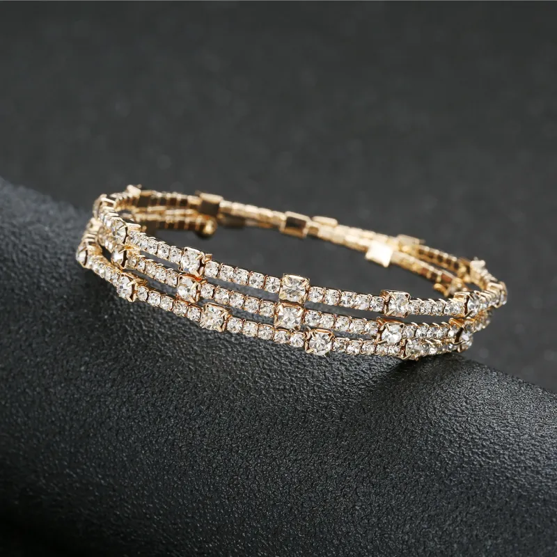 HAOYINFANG Copper Alloy Bangles Women's-8