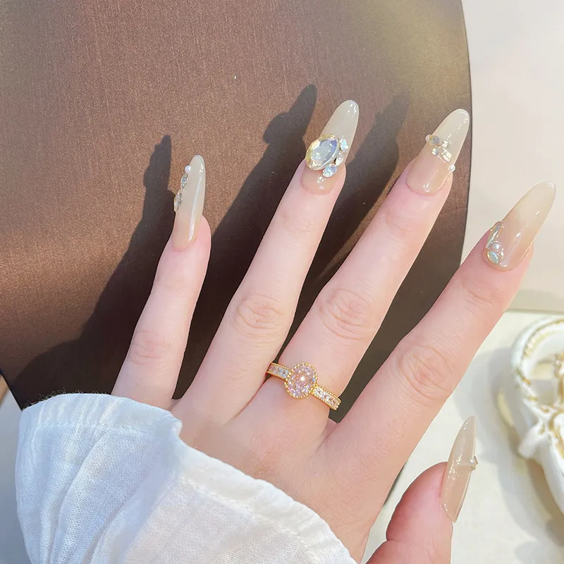 HAOYINFANG 925 Sterling Silver Rings Women's-1