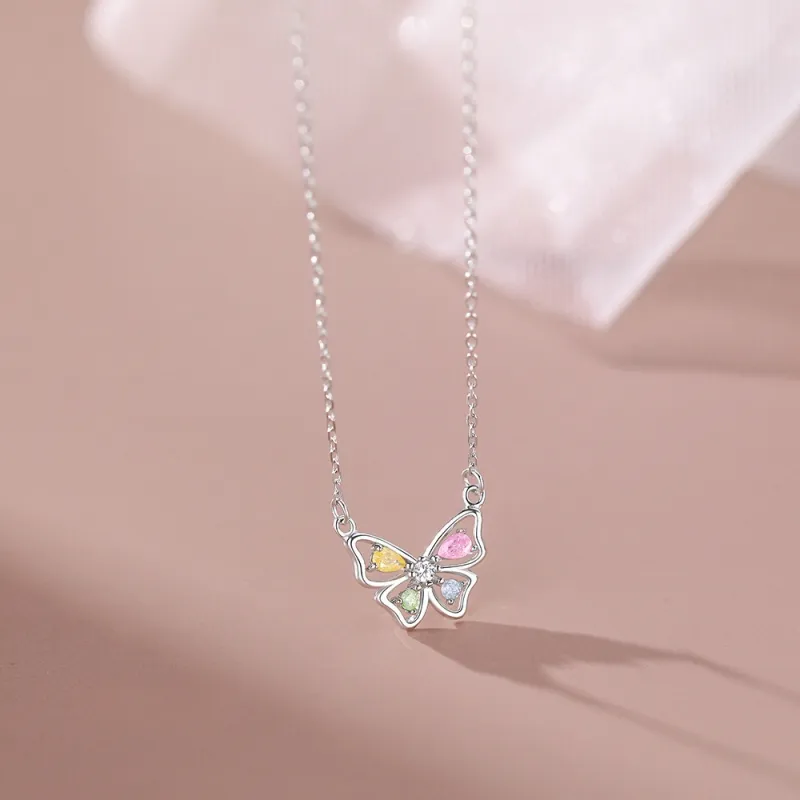 HAOYINFANG S925 Silver Necklaces Women's-3