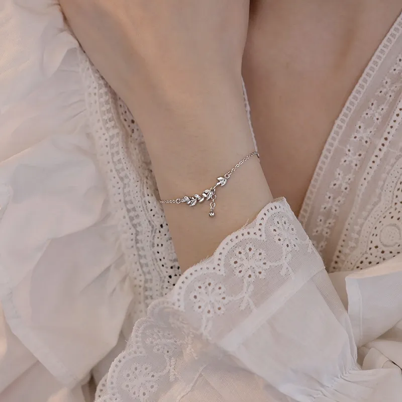 HAOYINFANG S925 Silver Bracelets Women's-4