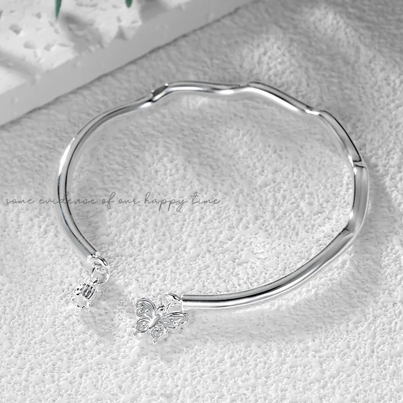 HAOYINFANG 999 Fine Silver Sterling Silver Bracelets Women's-3