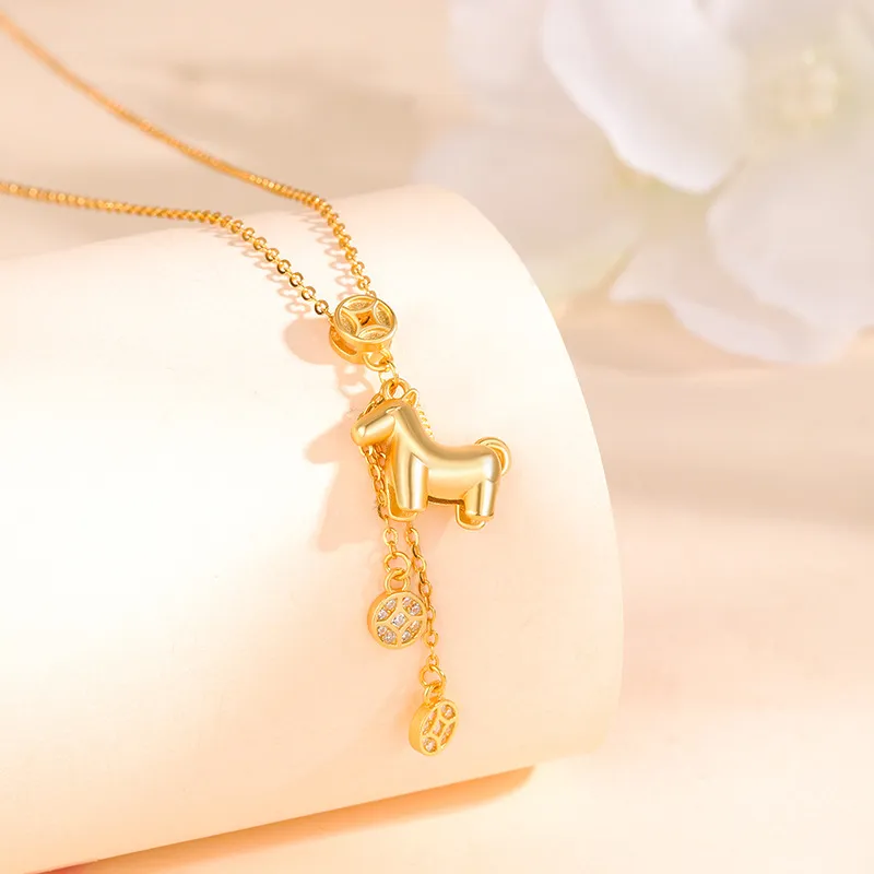 HAOYINFANG 925 Sterling Silver Necklaces Women's-2