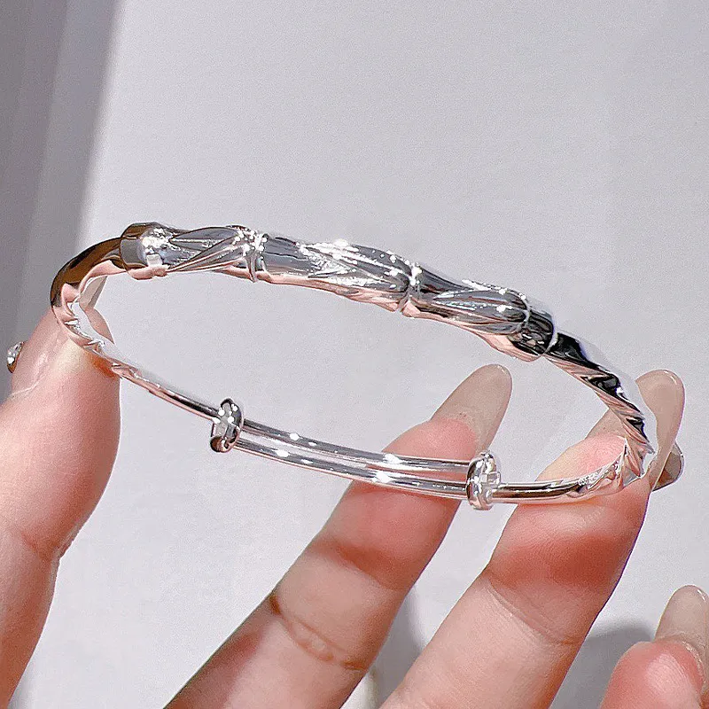 HAOYINFANG 999 Fine Silver Sterling Silver Bracelets Unisex-4