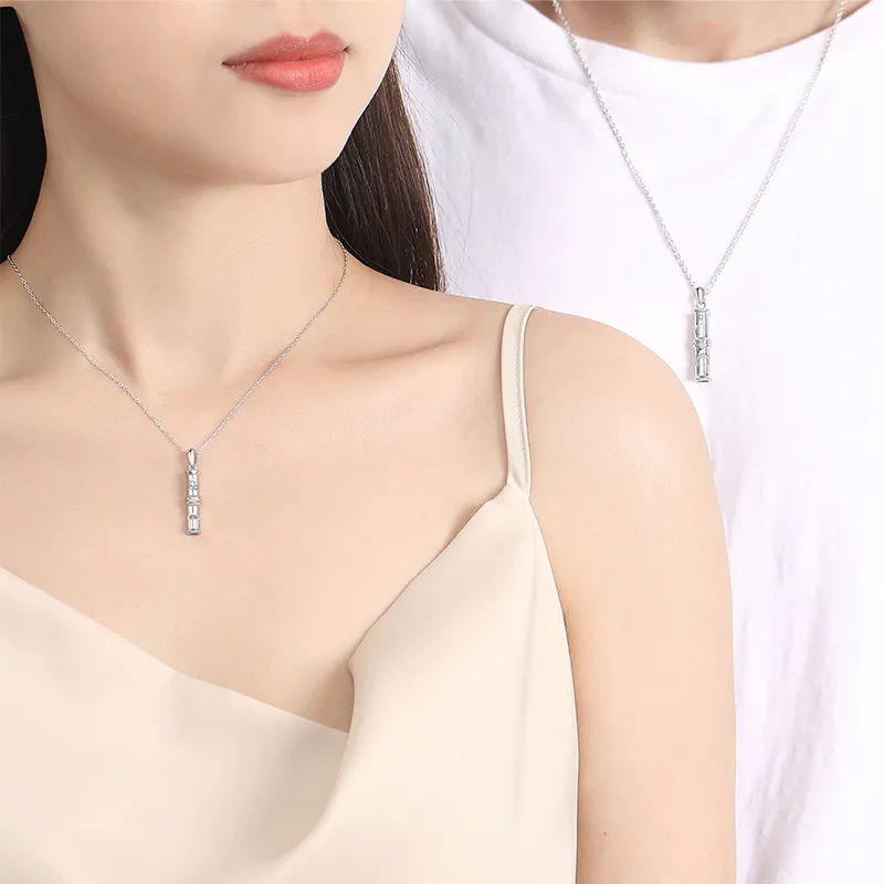 HAOYINFANG S925 Silver Necklaces Unisex-4