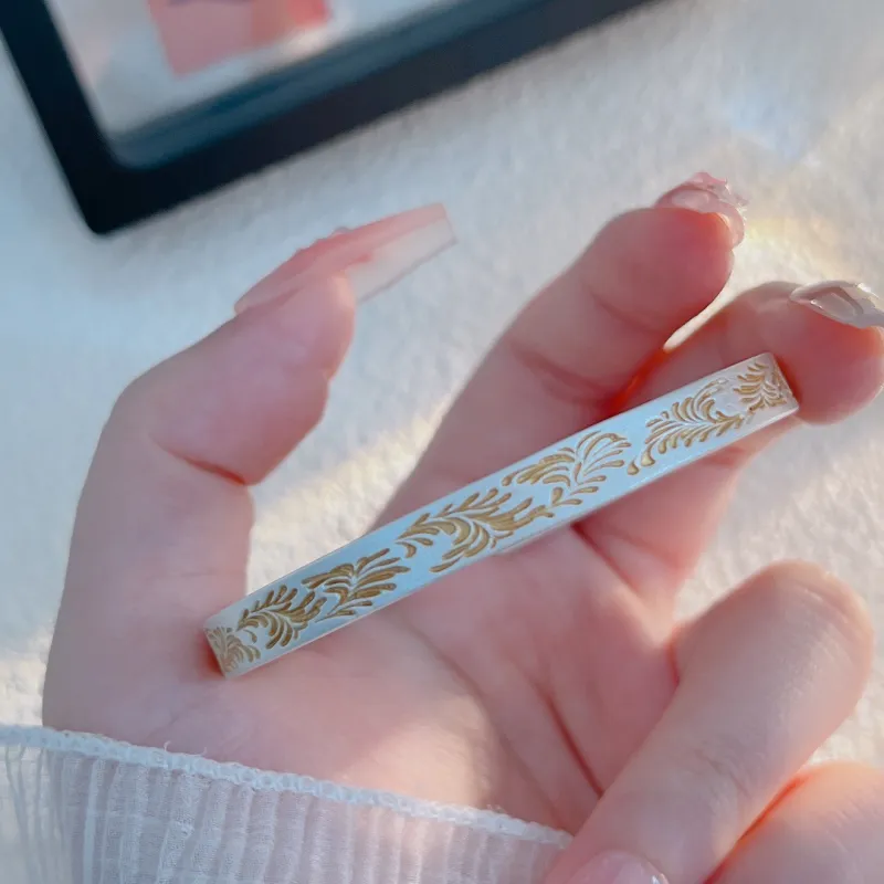 HAOYINFANG 999 Fine Silver Bangles Unisex-2