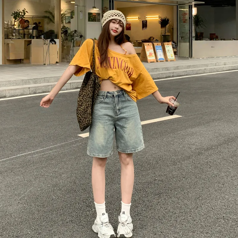ZXZA Denim Shorts Women's-11