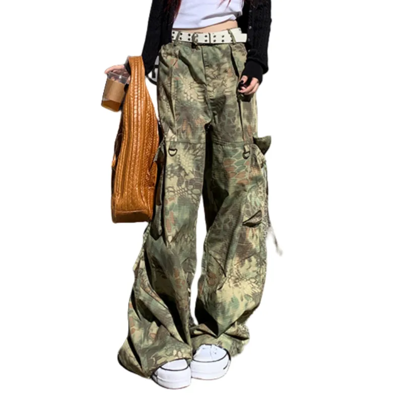 ZXZA Jeans Women's Brown Crocodile-1