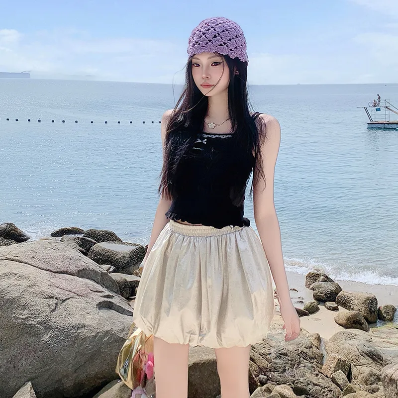 ZXZA Casual Short Skirts Women's-3