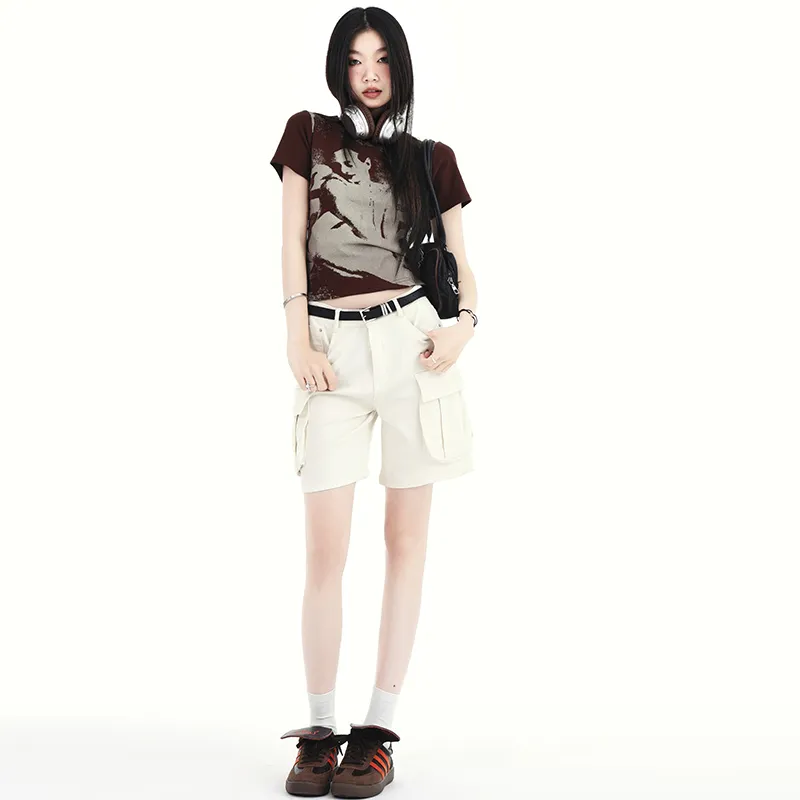 ZXZA Denim Shorts Women's-5