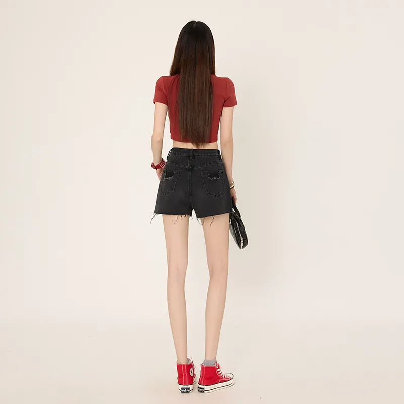 ZXZA Denim Shorts Women's-5