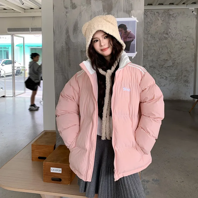 ZXZA Puffer Jacket Women's Pink-6