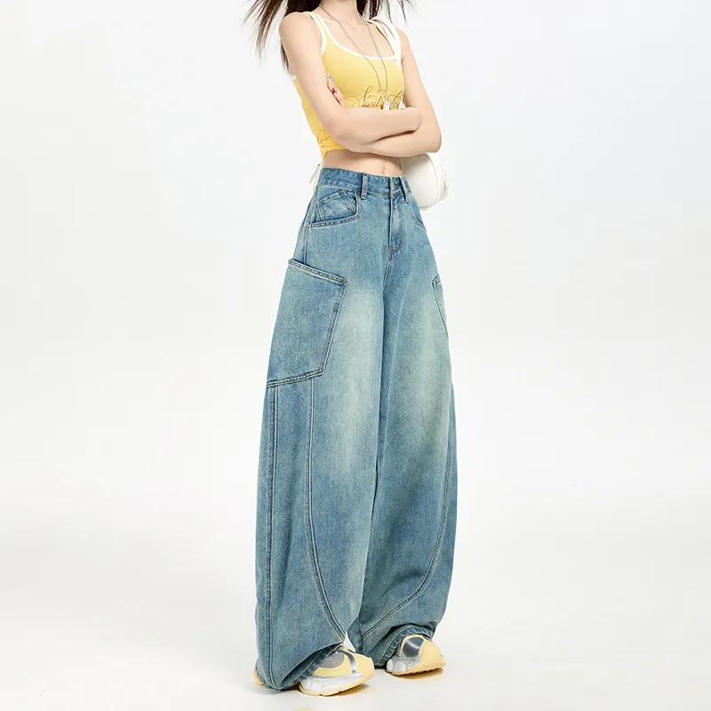ZXZA Jeans Women's Blue-6