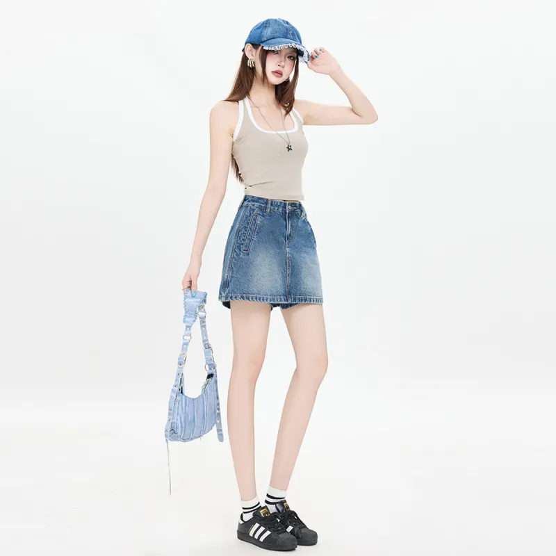 ZXZA Denim Shorts Women's-6