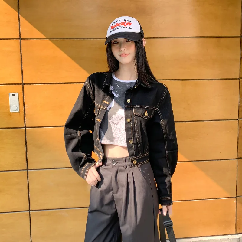 ZXZA Denim Jackets Women's-4