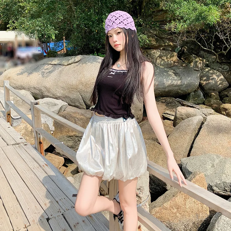 ZXZA Casual Short Skirts Women's-6