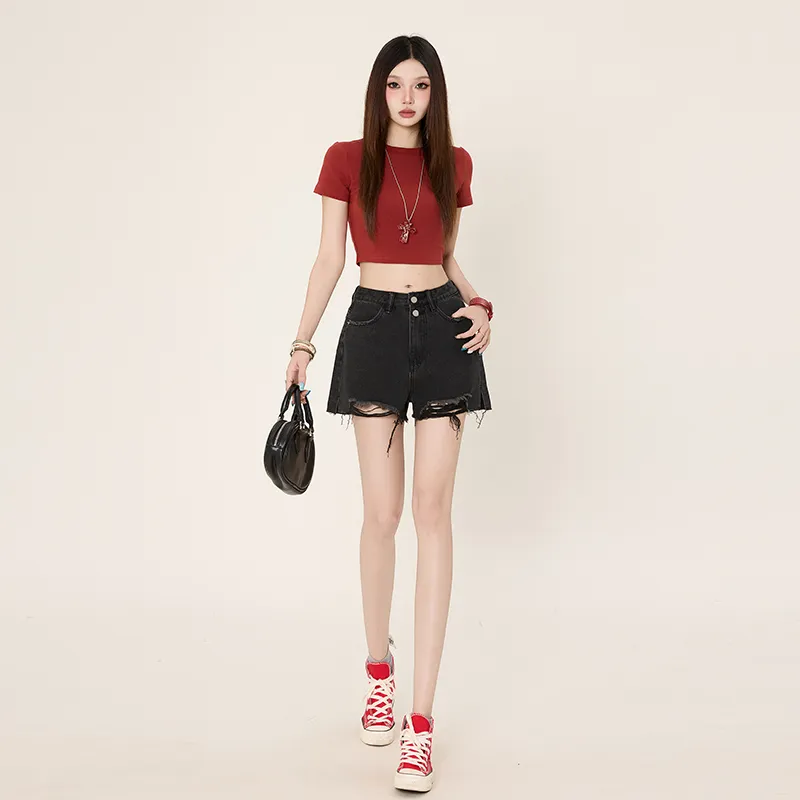 ZXZA Denim Shorts Women's-3