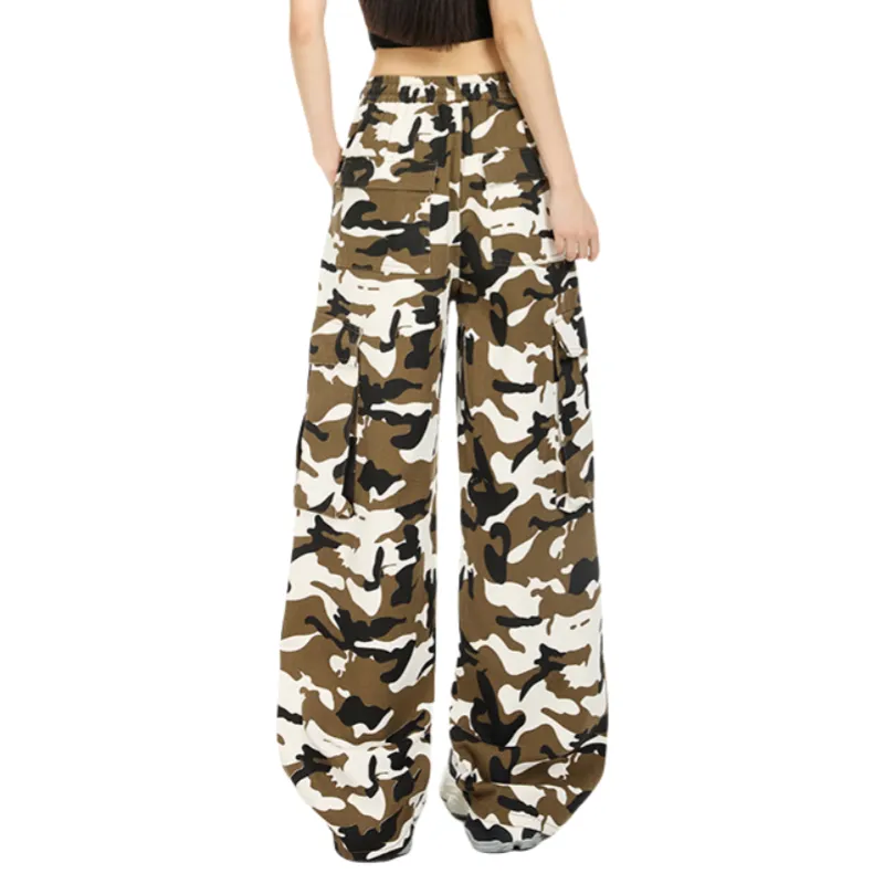ZXZA Jeans Women's Camouflage-1