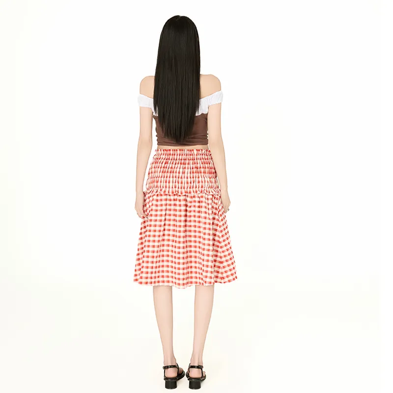 ZXZA Casual Long Skirts Women's-3