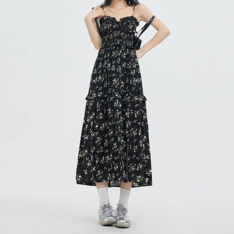 ZXZA Casual Long Skirts Women's Black-5