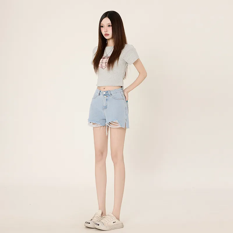 ZXZA Denim Shorts Women's-15