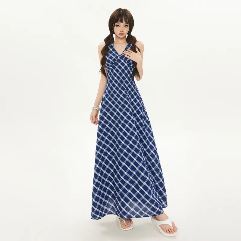 ZXZA Sleeveless Dresses Women's-9