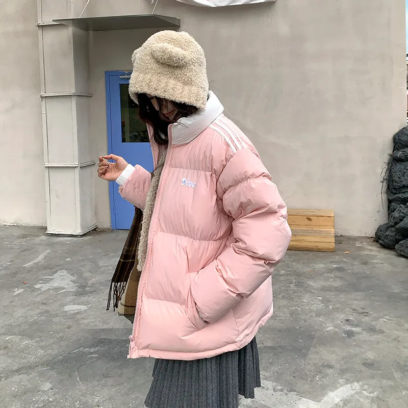 ZXZA Puffer Jacket Women's Pink-5