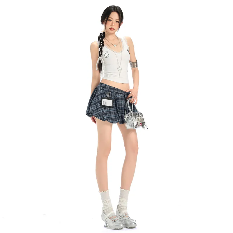 ZXZA Casual Short Skirts Women's-6