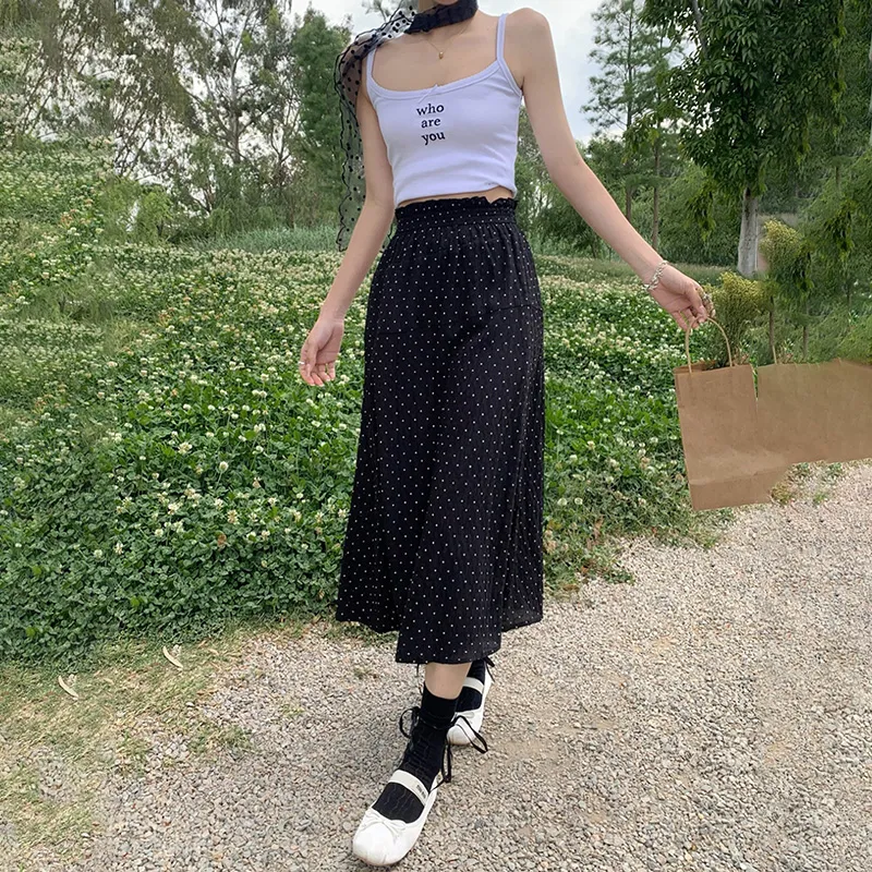 ZXZA Casual Long Skirts Women's-2