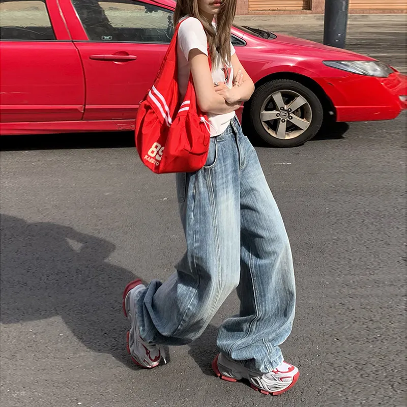 ZXZA Jeans Women's Vintage Blue-5