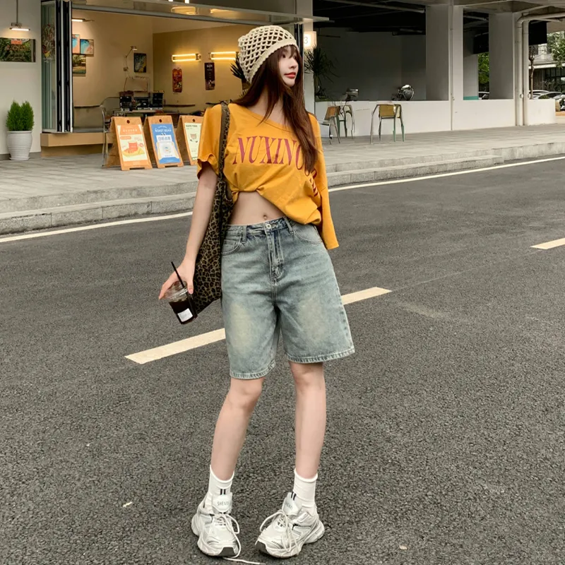 ZXZA Denim Shorts Women's-10