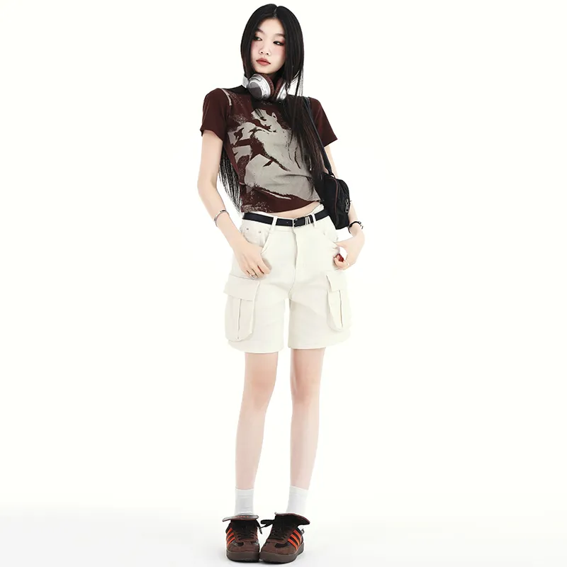 ZXZA Denim Shorts Women's-4