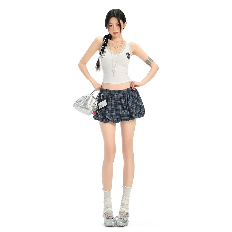 ZXZA Casual Short Skirts Women's-5