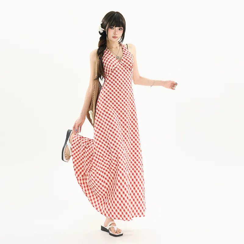 ZXZA Sleeveless Dresses Women's-5