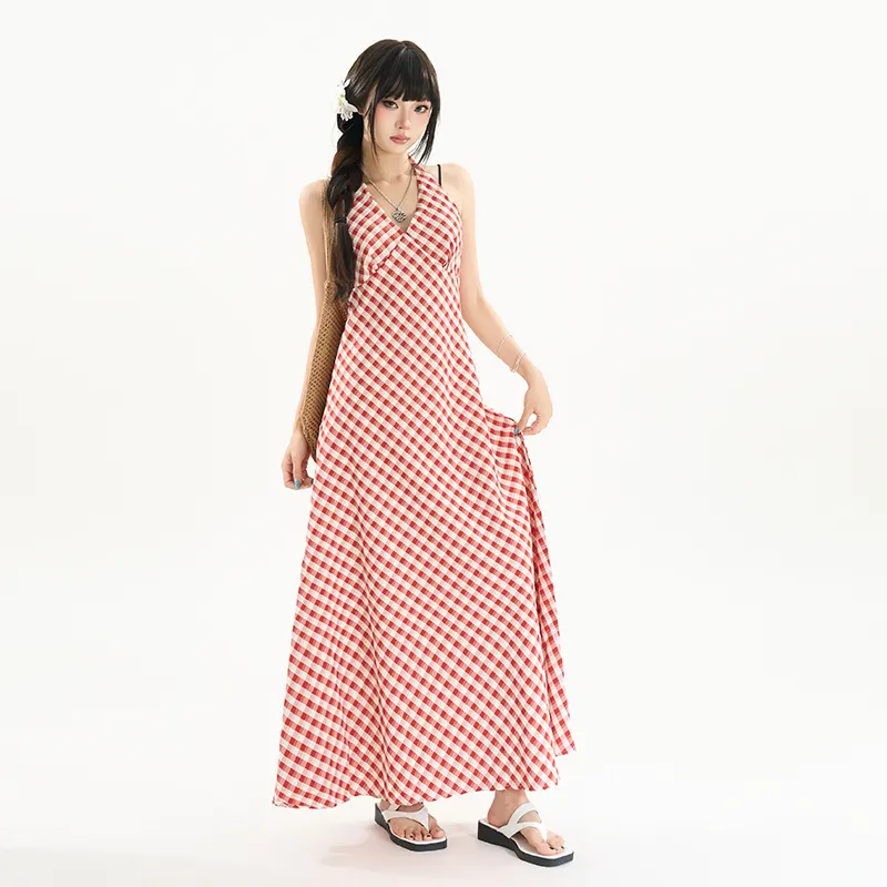 ZXZA Sleeveless Dresses Women's-6