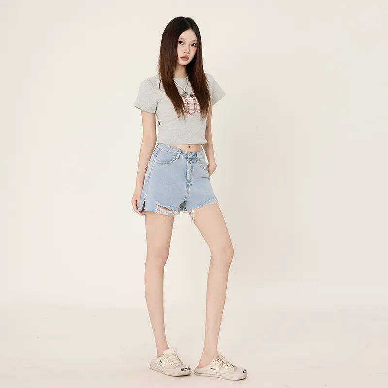 ZXZA Denim Shorts Women's-17