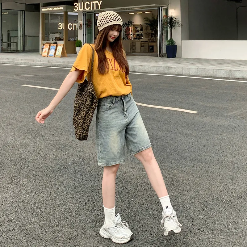ZXZA Denim Shorts Women's-13