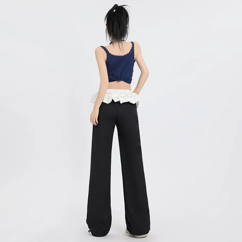 ZXZA Casual Pants Women's Black-1