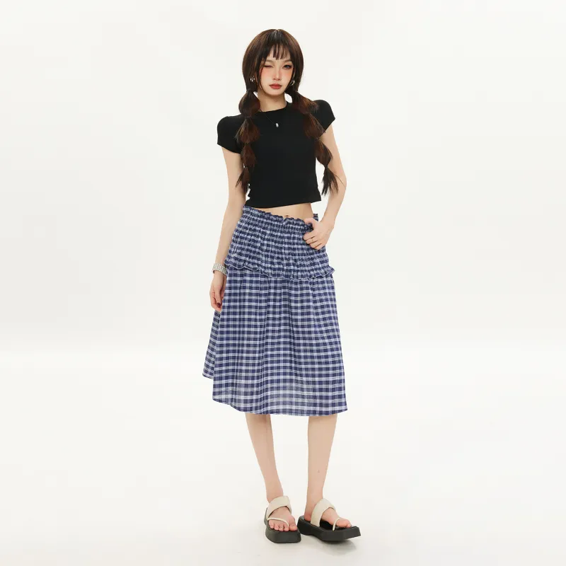 ZXZA Casual Long Skirts Women's-10