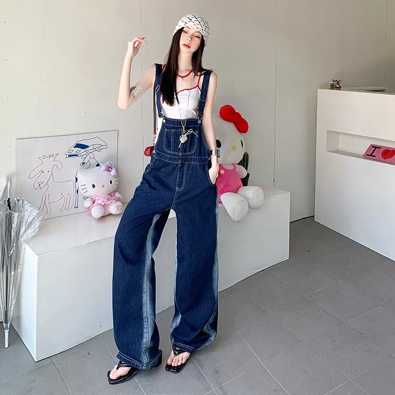 ZXZA Overalls Women's Dark Blue-6