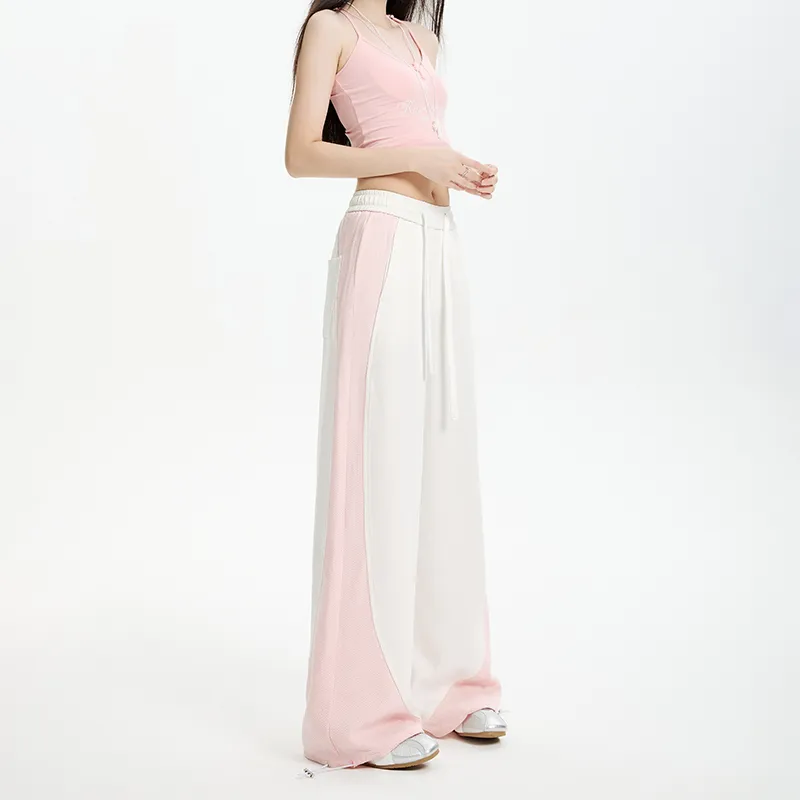 ZXZA Casual Pants Women's Millennial Pink-6