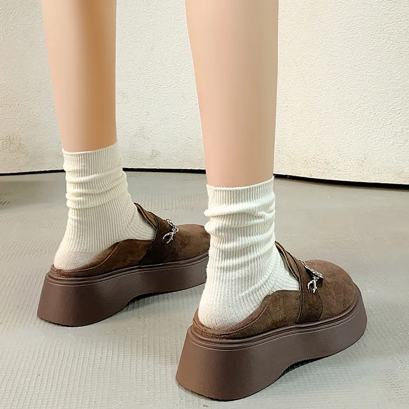 SHUMO Loafers Women's-14