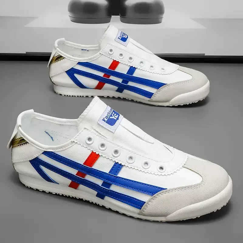 SHUMO Shock Absorbers Slip Resistant, Abrasion Resistant, Breathable Low Top Casual Shoes Unisex-16