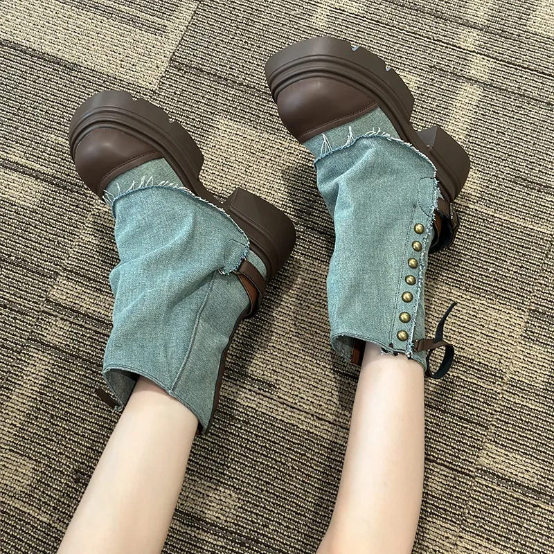SHUMO Ankle Boots Women's-5