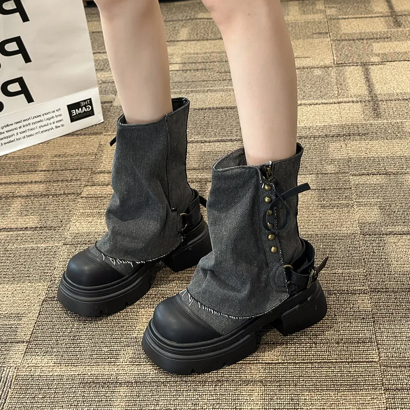 SHUMO Ankle Boots Women's-17