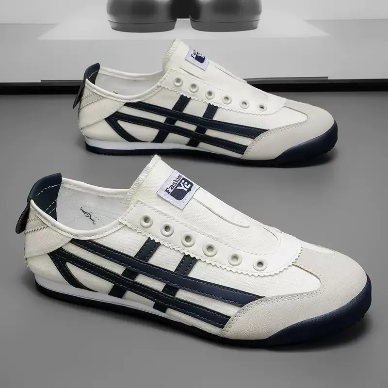 SHUMO Shock Absorbers Slip Resistant, Abrasion Resistant, Breathable Low Top Casual Shoes Unisex-2