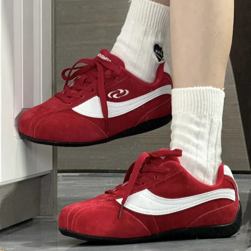 SHUMO Shock Absorbers Slip Resistant, Abrasion Resistant, Breathable Low Top Casual Shoes Unisex-6