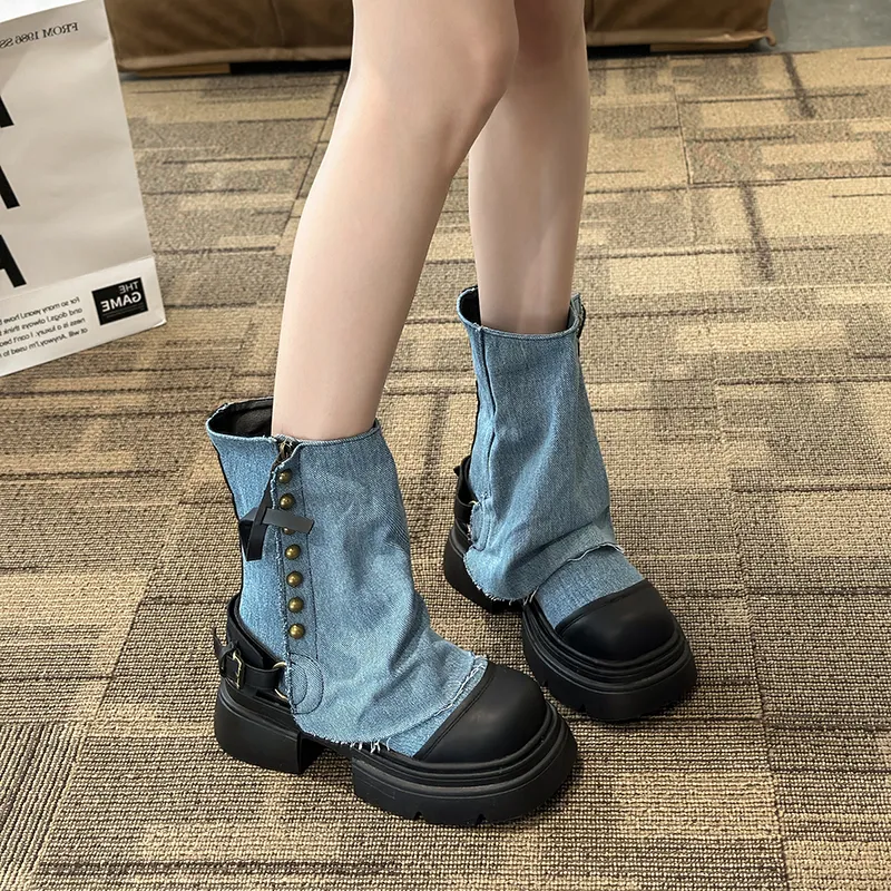 SHUMO Ankle Boots Women's-7